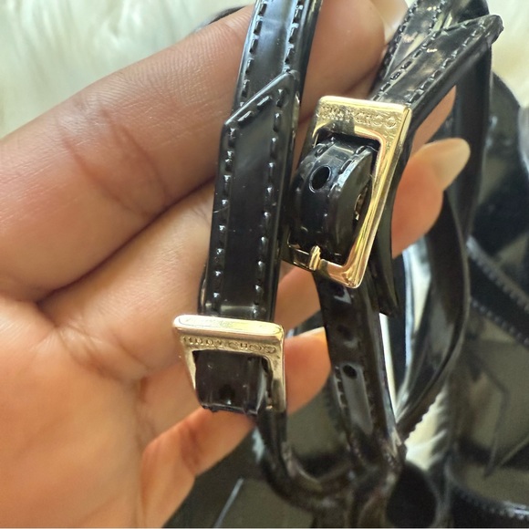 Jimmy Choo Lance Black lance flat Jelly Sandals size 41 - Picture 9 of 13